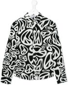 Moschino Kids Peace Logo Print Shirt