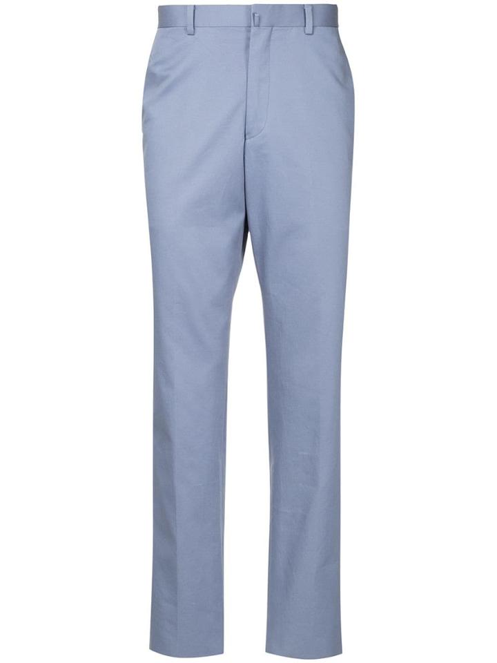 D'urban Straight-leg Trousers - Pink & Purple