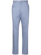 D'urban Straight-leg Trousers - Pink & Purple