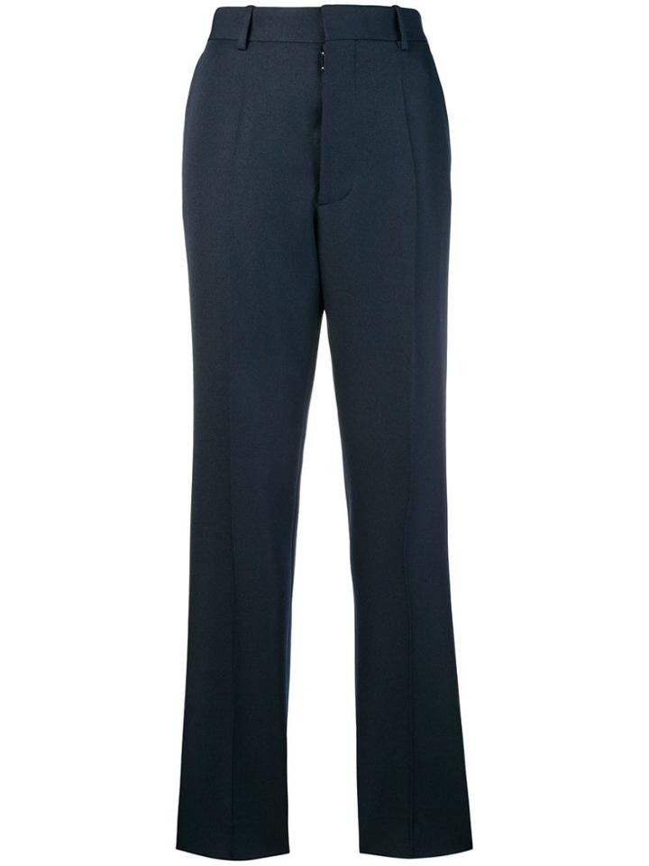 Maison Margiela Flared Tailored Trousers - Blue