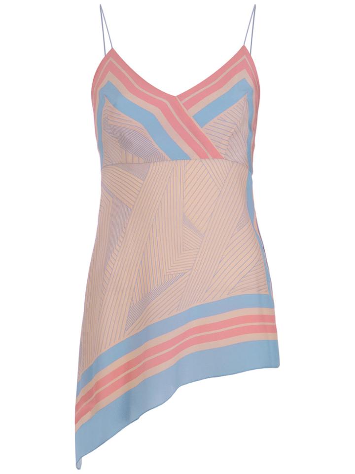 Giuliana Romanno Silk Blouse - Pink & Purple