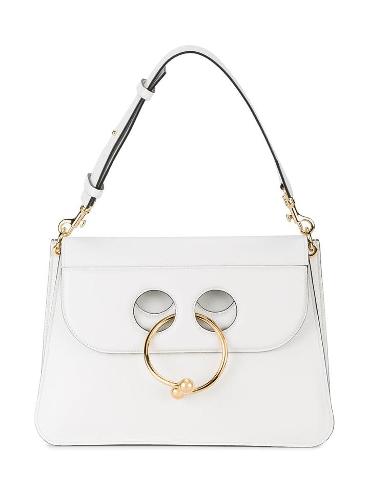 J.w.anderson - Medium Pierce Shoulder Bag - Women - Leather - One Size, White, Leather