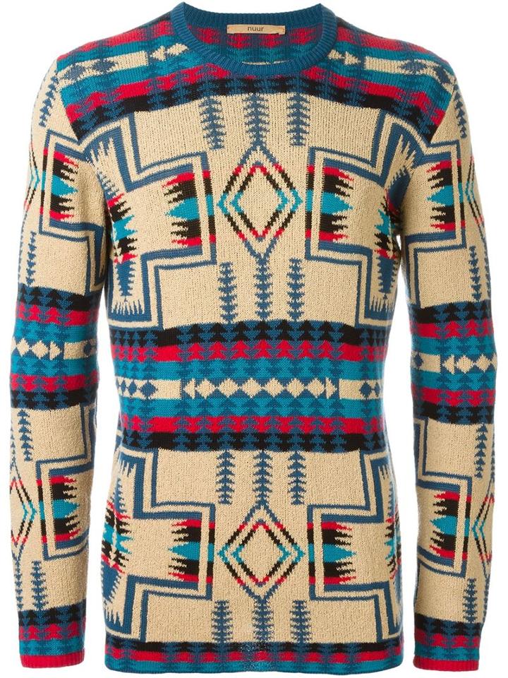 Nuur Aztec Intarsia Sweater