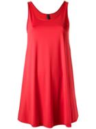 Lygia & Nanny Round Neck Beach Dress - Red