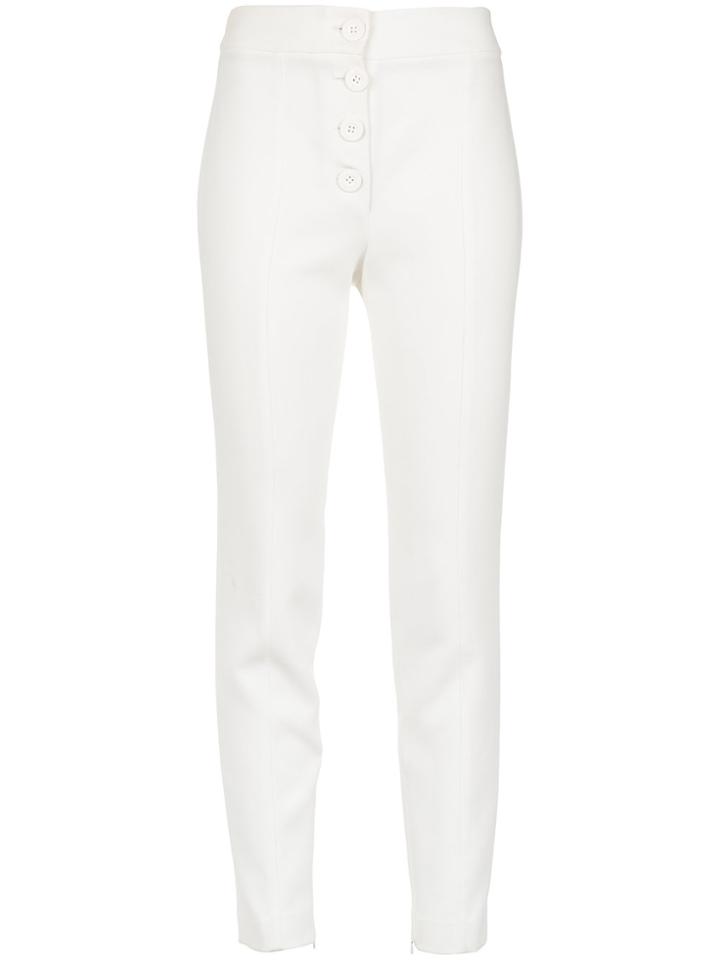 Nk Straight-fit Tailored Trousers - White