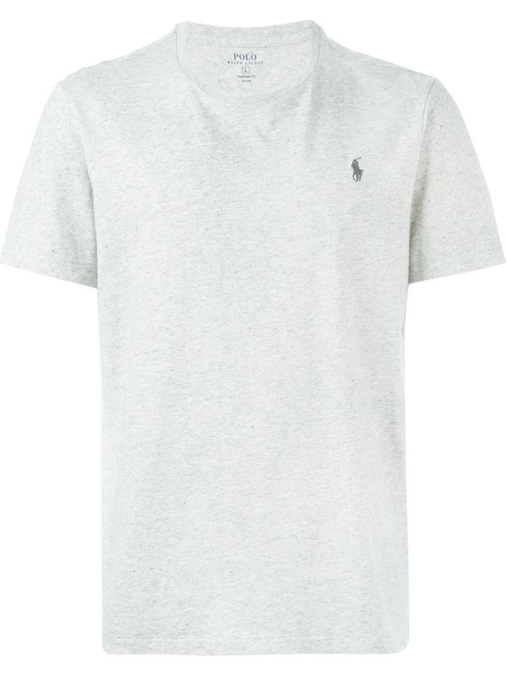 Polo Ralph Lauren Crew Neck T-shirt, Men's, Size: Medium, Grey, Cotton