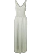 Roberto Collina Lurex Knit Maxi Dress - Grey