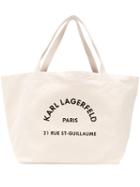 Karl Lagerfeld K/rue St Guillaume Tote - Neutrals