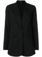Theory Deep V-neck Blazer - Black