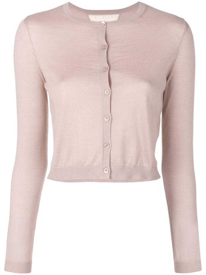 Red Valentino Long-sleeve Cardigan - Pink & Purple