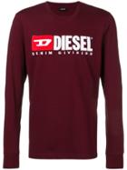 Diesel Embroidered Logo Jersey Sweater