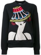 Holly Fulton Delores Sweatshirt, Women's, Size: Medium, Black, Cotton