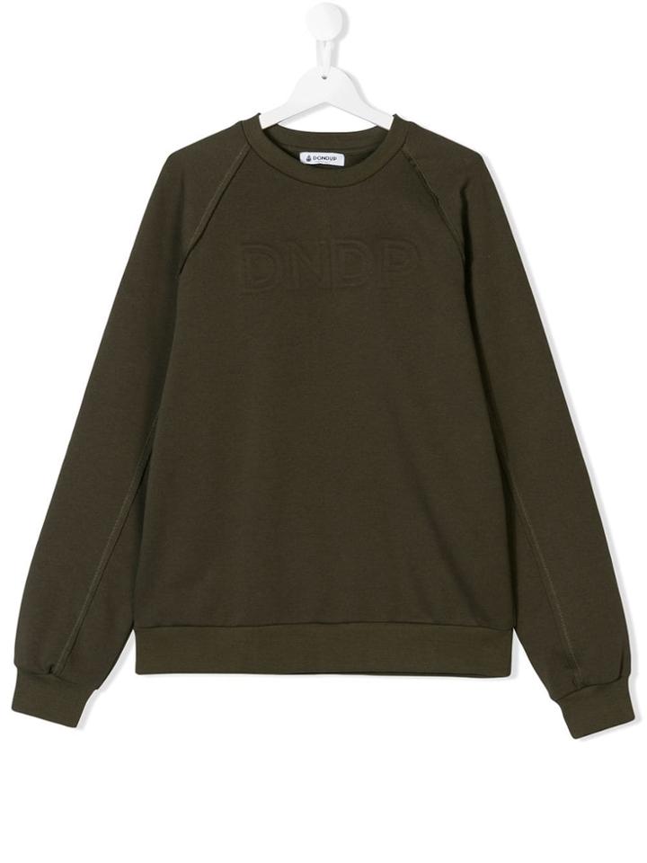 Dondup Kids Teen Logo Sweatshirt - Green