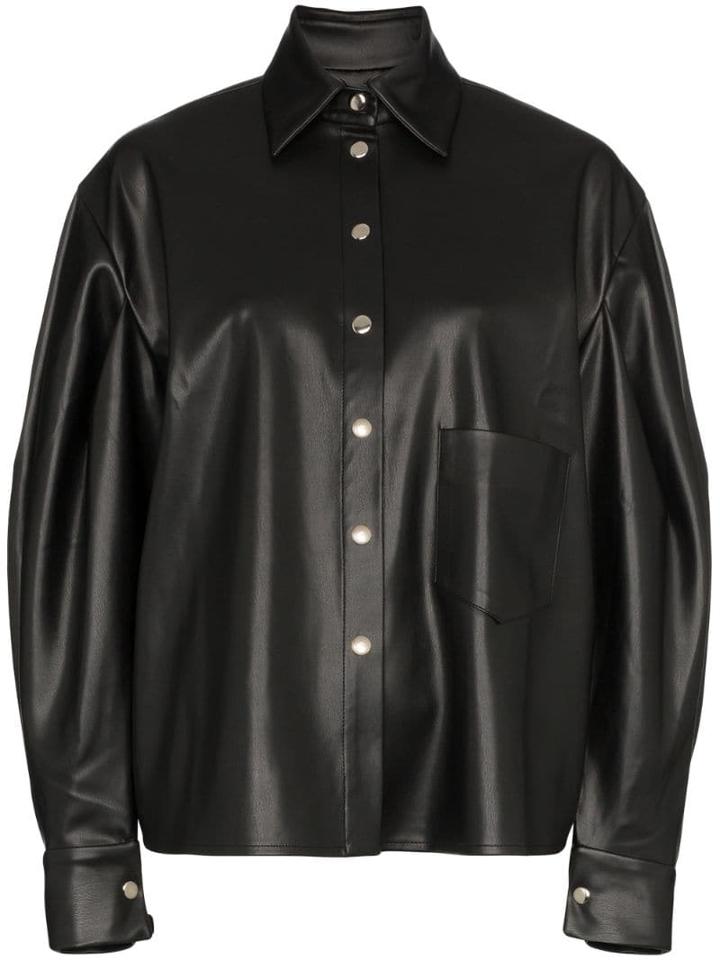 Anouki Balloon-sleeve Shirt - Black