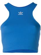 Adidas Logo Print Tank Top - Blue