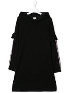Kenzo Kids Teen Hooded Sweater Dress - Black