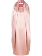 Gianluca Capannolo - Shift Dress - Women - Polyester/triacetate - 46, Women's, Pink/purple, Polyester/triacetate