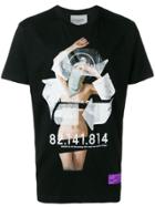 Icosae Graphic Print T-shirt - Black