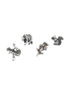 Dsquared2 Animal Pin Brooches - Metallic