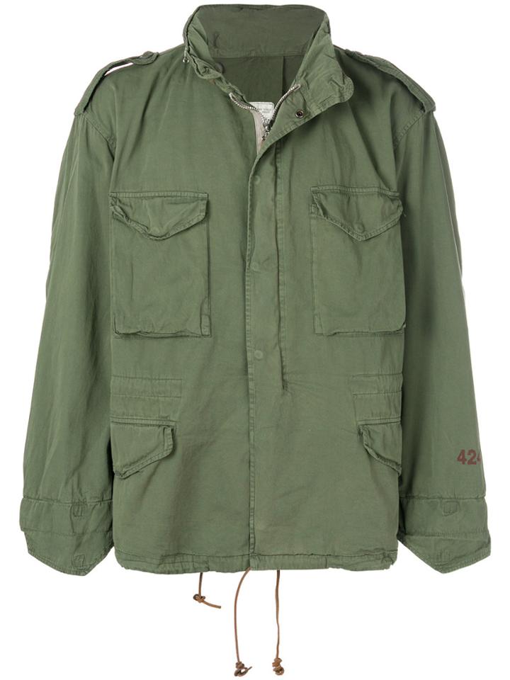 424 Fairfax X Alpha Military Jacket - Green