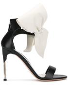 Alexander Mcqueen Bow-embellished Sandals - Black
