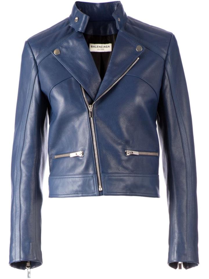 Balenciaga Cropped Biker Jacket