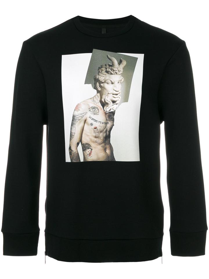 Neil Barrett Tattoo Sculpture 02 Sweatshirt - Black