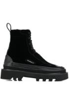 Rombaut Lace-up Ankle Boots - Black