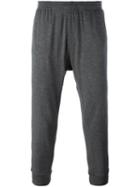 Dsquared2 Elasticated Drop-crotch Trousers, Men's, Size: Small, Grey, Spandex/elastane/viscose