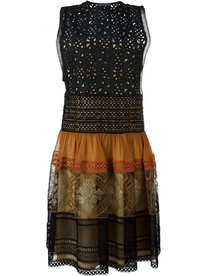 Alberta Ferretti Paneled Dress