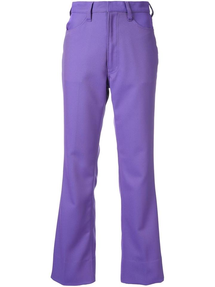 Theatre Products Flared Crop Trousers, Women's, Pink/purple, Polyester
