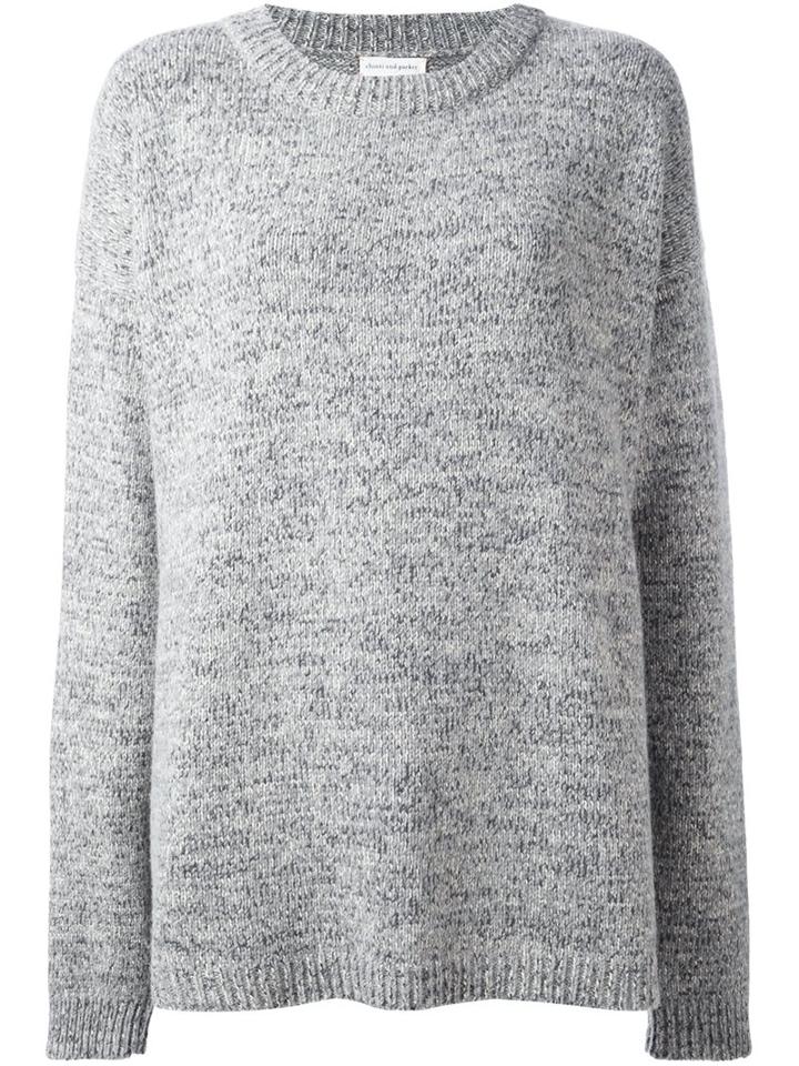Chinti And Parker Flecked Marl Sweater, Women's, Size: Small, Grey, Merino