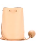 Building Block Cilinder Shoulder Bag - Nude & Neutrals