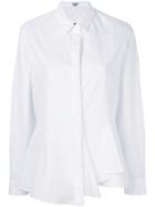 Kenzo Asymmetric Pleat Shirt - White