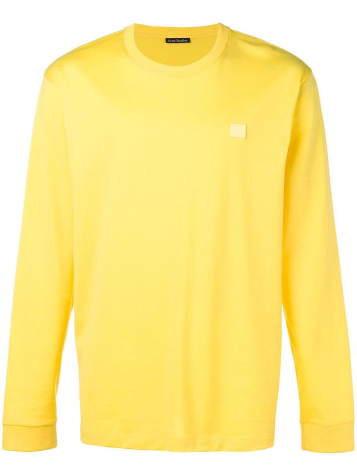 Acne Studios Long Sleeve T-shirt - Yellow
