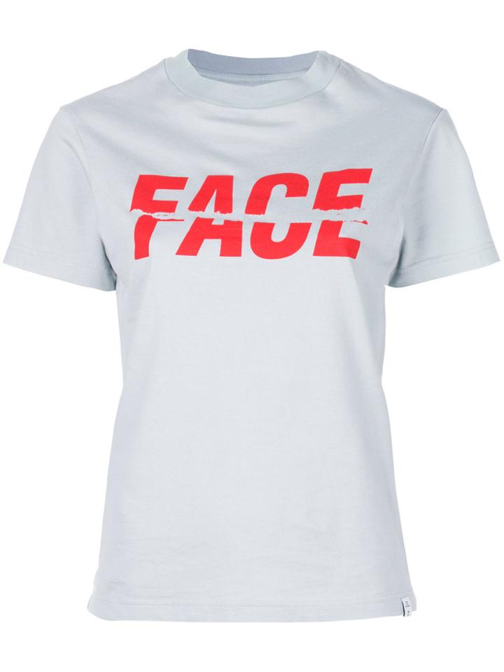 Facetasm Printed T-shirt - Grey