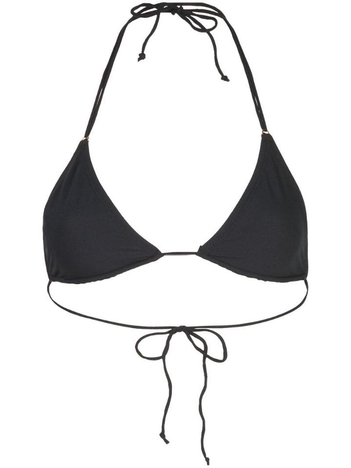 Kiki De Montparnasse Triangle Bikini Top - Black