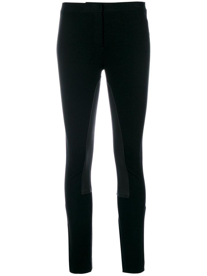 Theory Elasticated Panel Skinny Trousers - Black