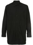 Yohji Yamamoto Classic Pocket Front Shirt - Black