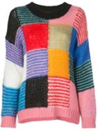 Stine Goya Gingham Crochet Jumper - Multicolour