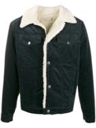 Maison Kitsuné Shearling Lined Jacket - Blue