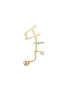 Maria Black Ines Earcuff And Diamond Stud - Metallic
