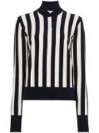 Jw Anderson Striped Wool Jumper - Blue