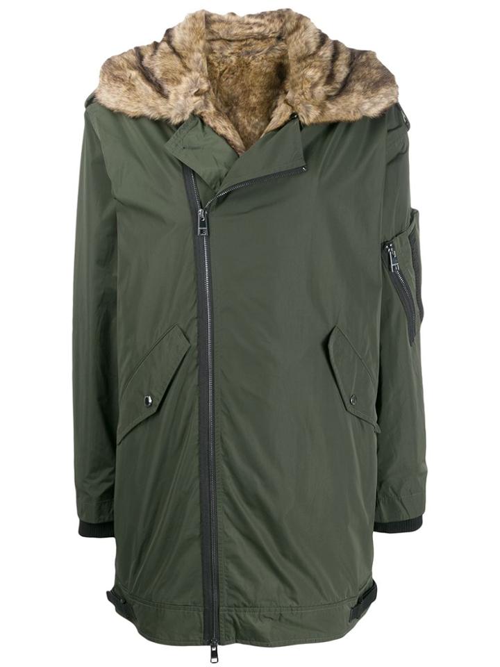 Zadig & Voltaire Oversized Parka Coat - Green