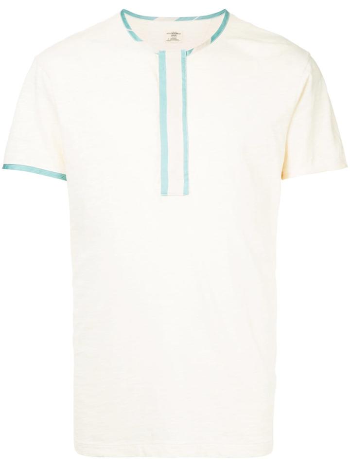 Kent & Curwen Contrast Trim T-shirt - Yellow