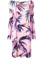 Emilio Pucci Palm Trees Print Dress, Women's, Size: 46, Viscose/silk