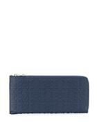 Loewe Embossed Anagram Wallet - Blue