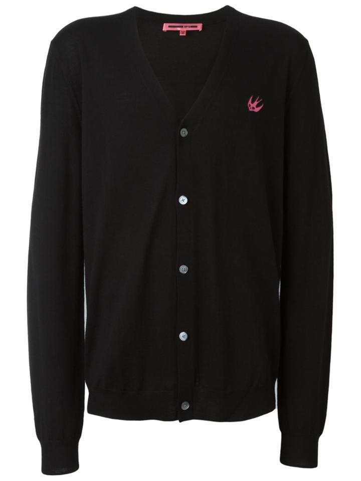 Mcq Alexander Mcqueen 'swallow' Cardigan - Black