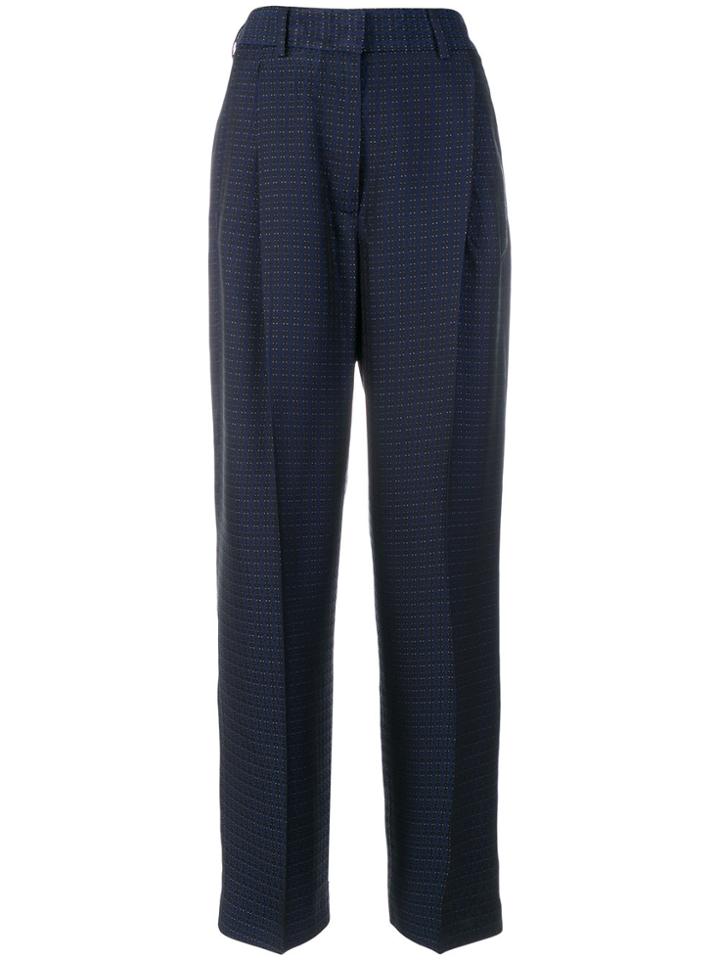 Alberto Biani High-waisted Wide Leg Trousers - Blue