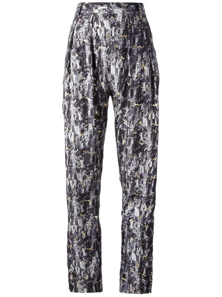 Stine Goya Pyrate Print 'pellicule' Trouser - Grey